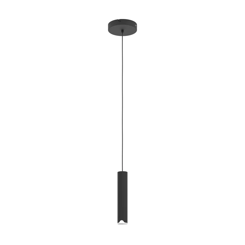 Eglo Connect.z Smart-Home LED Pendant Lighting Balamorta-Z, Metal Hanging lamp in Black and White, ZigBee, app and Alexa Voice Control, Warm White-Cold White, RGB, dimmable