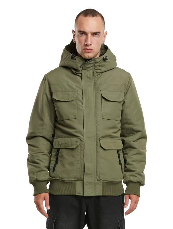 Brandit Exploration Jacket, Color: olive, Size: M