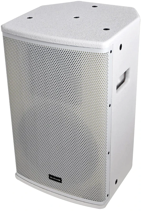 Citronic | Full Range Passive Speaker Cabinets with Wooden Enclosure & Steel Grille | 8" 500W White