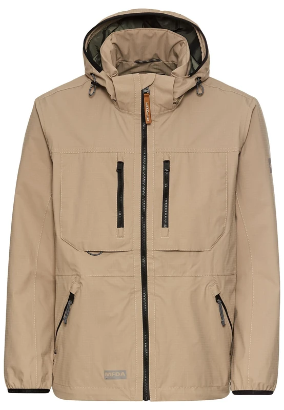 camel active teXXXactive Men's Windbreaker with Removable Hood, beige, 42 - Image 1