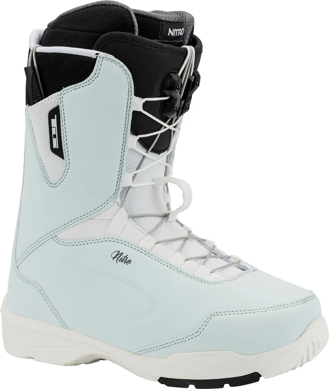 Nitro Women's Scala TLS Snowboard Boots, Ice White, MP 24.5 // EU 38 // US 7