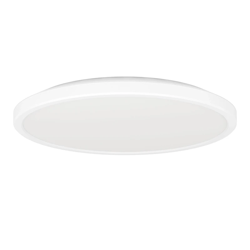 Eglo Connect.z Smart Home LED Bathroom Ceiling Light Rovito-Z, ZigBee, app and Alexa Voice Control, Warm White-Cold White, RGB, dimmable Ceiling lamp, White, IP44, Ø 30 cm