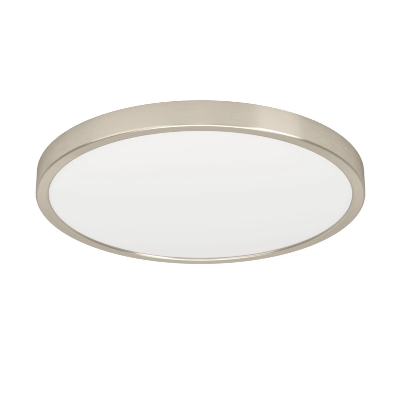 Eglo LED Ceiling Light Fitting Fueva 6, Round Ceiling lamp, Flush Light Fixture, Plastic in Silver and White, Ceiling Lighting Warm White-Cold White, ⌀ 39 cm