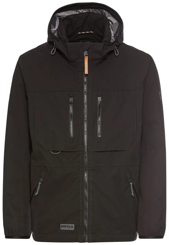 camel active Men's 430854-5n07 Jacket, Black, 66