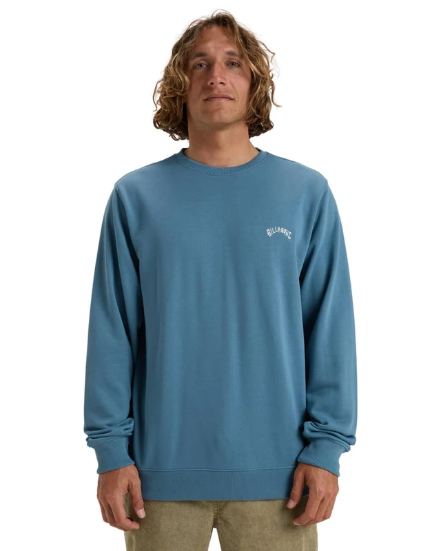 Billabong Fleece top ARCH CR LT Young Mens Blue XS