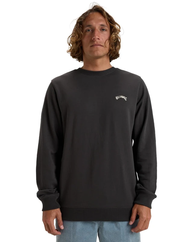 Billabong Fleece top ARCH CR LT Young Mens Black XS
