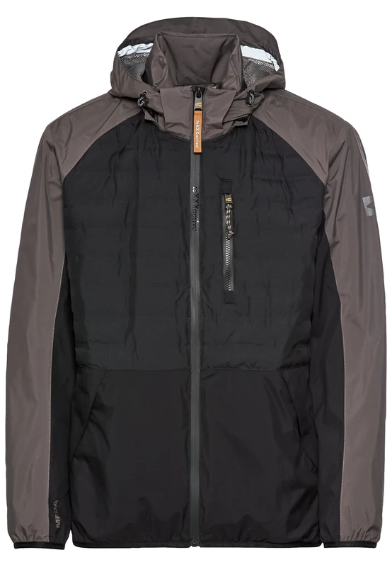 camel active Men's 430974-5o66 Jacket, Black, 46