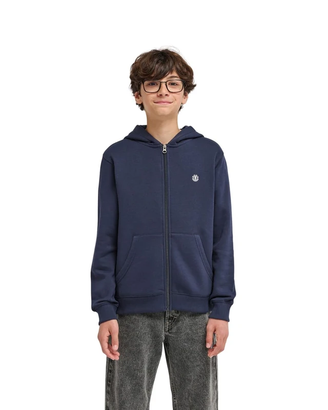 Element Zip-Up Hoodie ICON EMBROIDERY ZH Y Boys Blue M/12