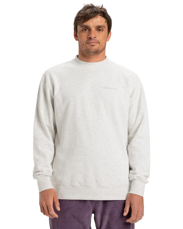 Quiksilver Salt Water - Crew Neck Sweatshirt - Men - Grey