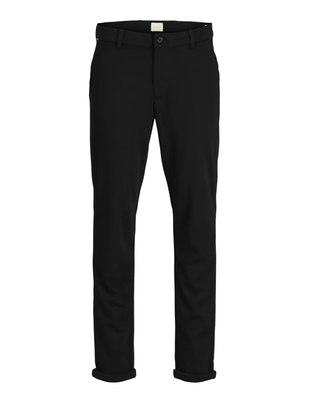 JACK & JONES Men's Jprccmarco Jjadrian Chino Trousers Noos, Black, 28 W/ 30 L