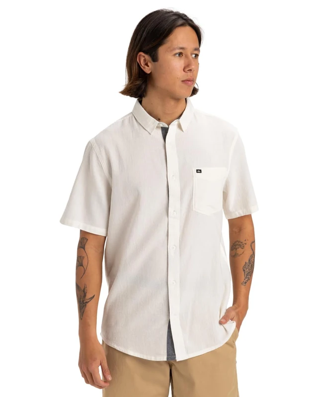 Quiksilver Sweater TIME BOX Men White XL