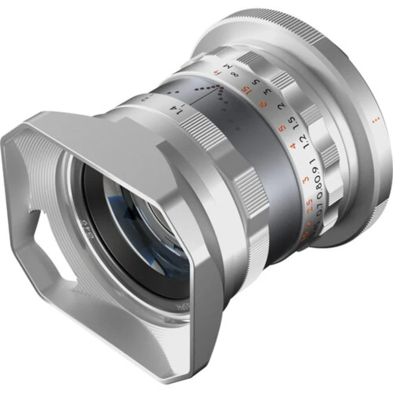 THYPOCH Full Frame Photography Lens Simera 35 mm f1.4 for Canon RF Mount - Silver