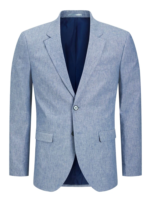 JACK & JONES Male Single Breasted Blazer Plus Size Regular Fit Blazer, Nautical Blue, 64 Große Größen