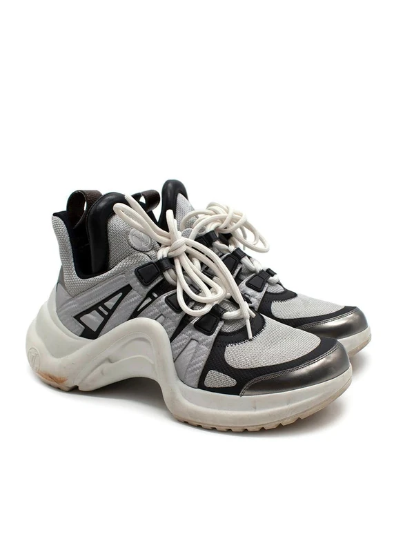 Louis Vuitton Pre-Loved Silver Archlight Trainers