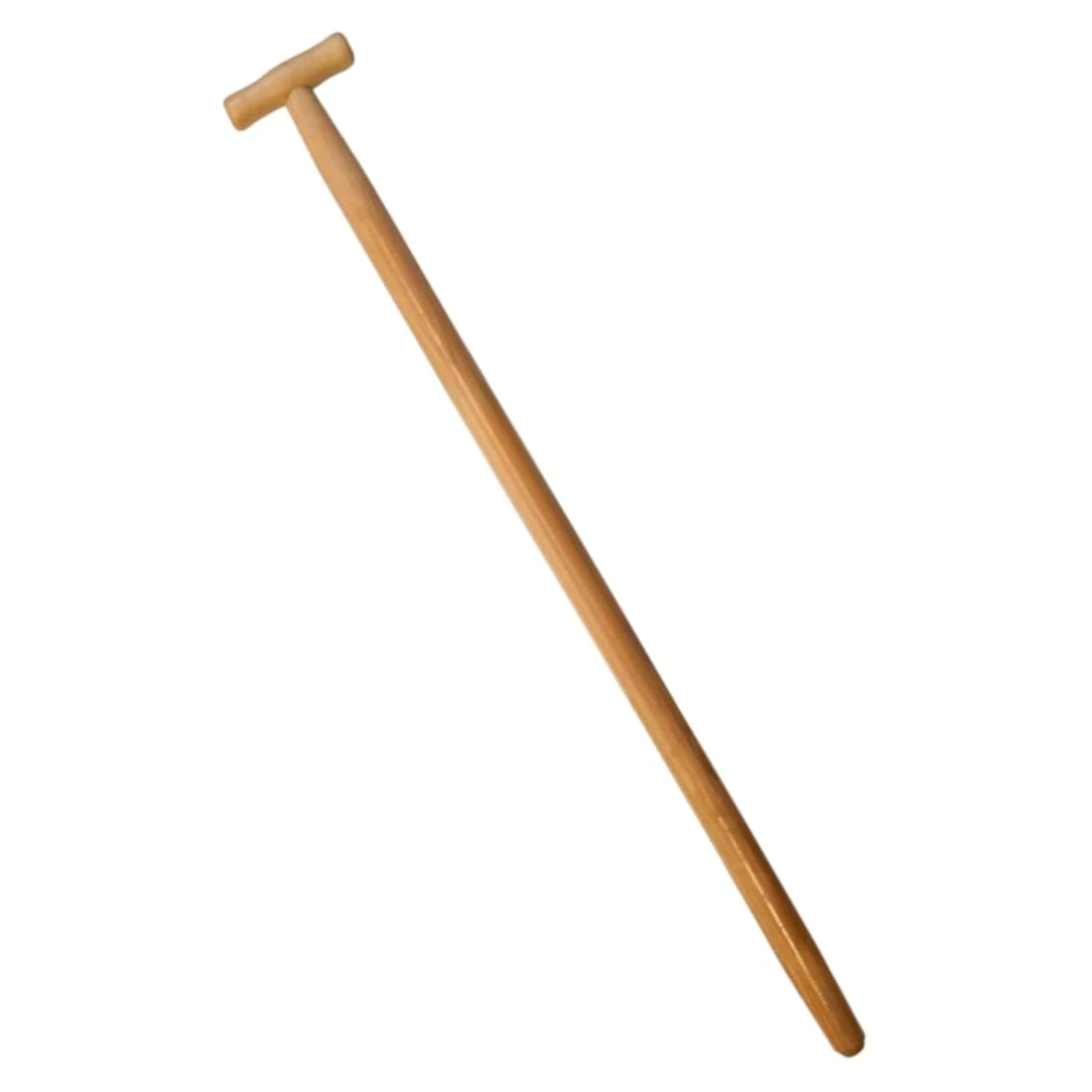 Lacquered Beechwood Shovel Handle 100 cm / 39" - Ergonomic T-Grip Wooden Shaft for Spade, Fork, Shovel - Varnished Replacement Tool Handle 40 mm to 30 mm Tapered - Smooth, Durable, Splinter-Free