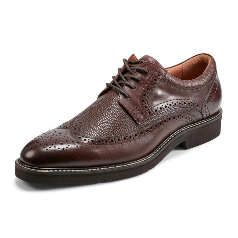 Rockport Men's Fallo Oxford, Dark Brown Leather, 9 UK