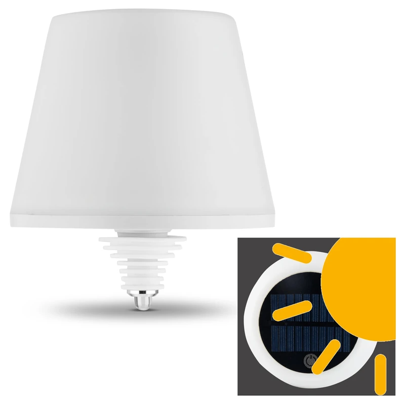 REV LED Flaschenleuchte with rechargeable battery Lamprusco Solar IP54 2021001755