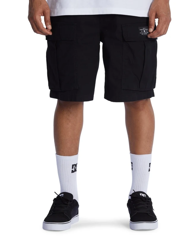 Dcshoes Shorts Tundra Cargo Short Young Mens Black M