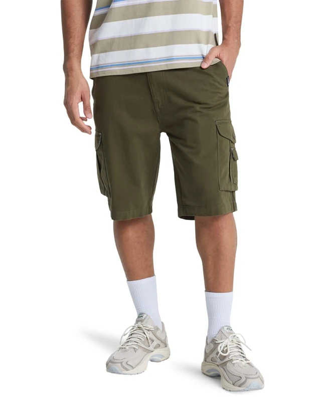 Quiksilver Shorts Crucial Battle Cargo Men Brown 33