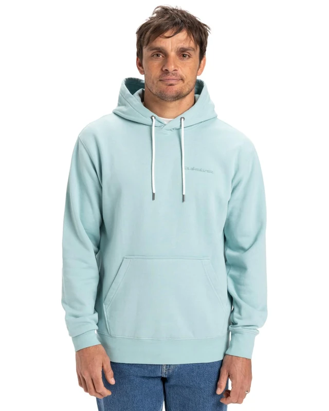 Quiksilver Mens Salt Water Hoodie Pullover Sweater, Aquifer, M UK