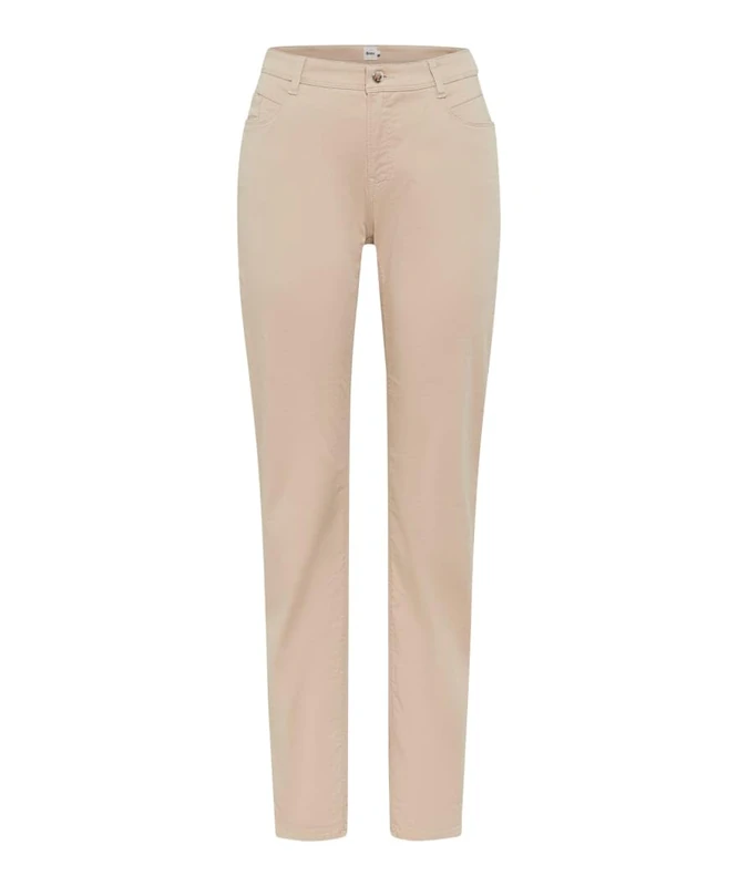 BRAX Women's Dummy Trouser, Almond, 36W x 32L