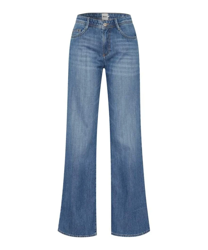 Style Maine Wide Leg Form in Blue Soul Denim, 26 Used Regular Blue, 29W x 34L