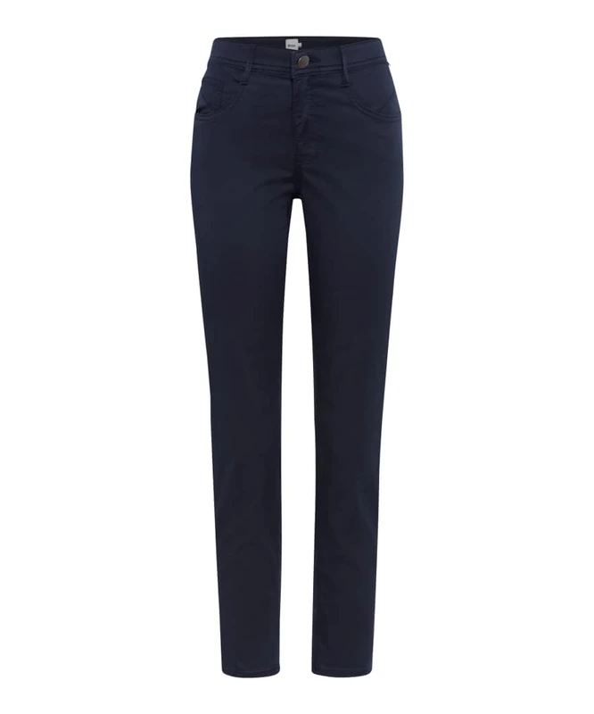 Brax Women's Style.Mary S Ultralight Cotton Supreme Pants, 22 Navy, 29W x 32L