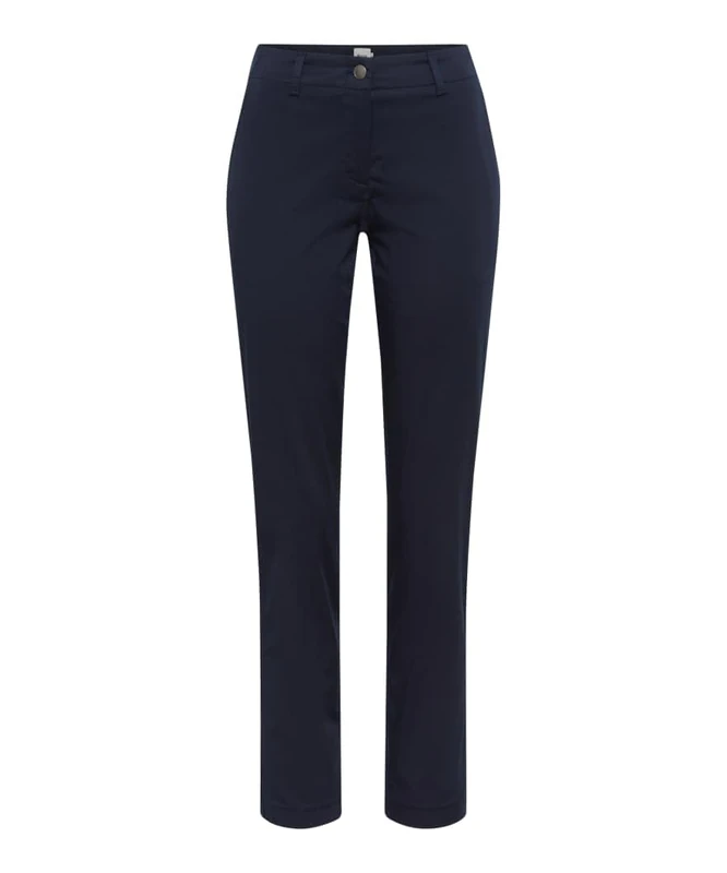 BRAX Women's Style.Maron S Ultralight Cotton Supreme Trouser, 22 Navy, 34W x 30L