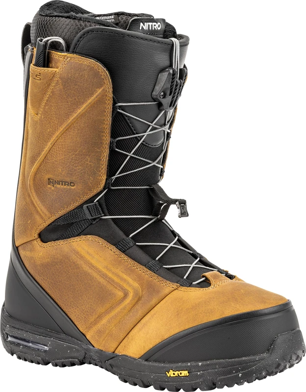 Nitro Men's EL Mejor Tls+ Snowboard Boat, Brown, 28.5