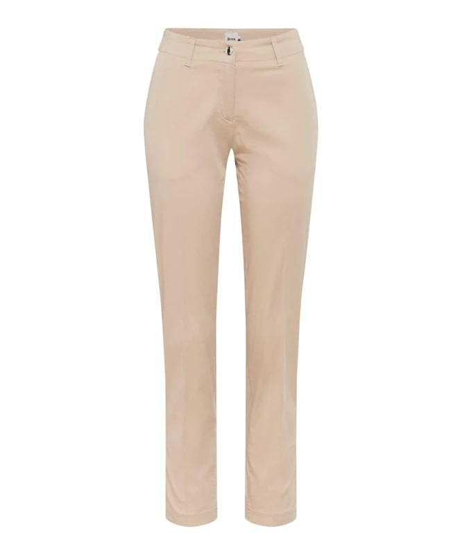 Style Maron S Chino Trousers in Ultralight Cotton Quality, 56 Almond, 34W x 30L