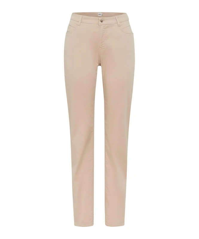 BRAX Women's Dummy Trouser, Almond, 27W x 32L