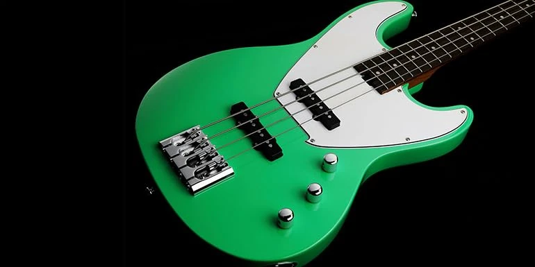 Solid-Body Electric Bass Guitar