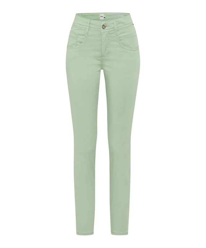 Brax Women's Style.Shakira S Free to Move Light verkürzt Jeans, 36 Soft sage, - Image 1