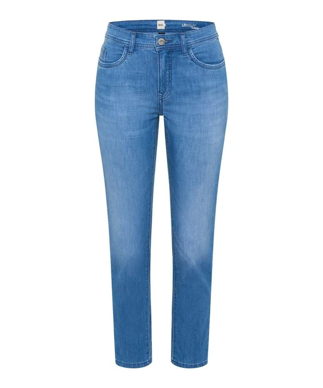 Brax Women's Style.Mary S Ultralight Denim Quality verkürzt Jeans, 15 Used Regular Blue,
