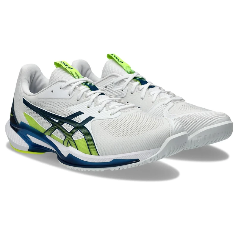 ASICS 1041A438-102 Solution Speed FF 3 Men White/Mako Blue UK 6