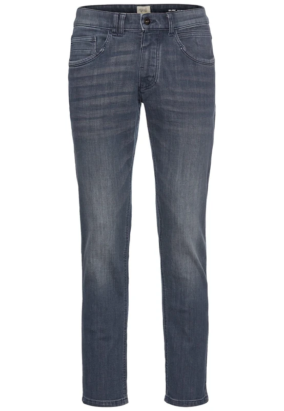 camel active Men's Herren Flexxxactive 5-Pocket Slim Fit Denim Blau, Menswear-34/36 Trouser, Blue, 34 W/36 L