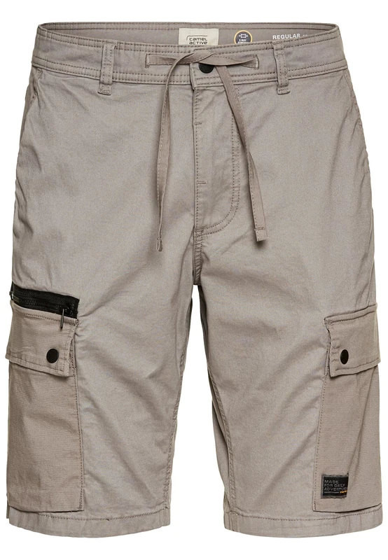camel active Men's 496r61-5f40 Shorts, Gray, 38W - Image 1