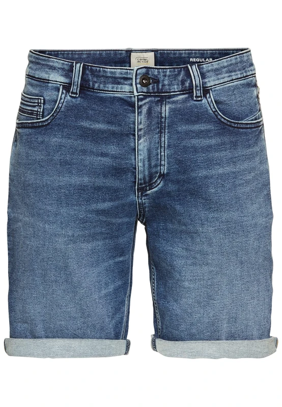 camel active Men's 498r02-5d15 Shorts, mid-Blue, 48W