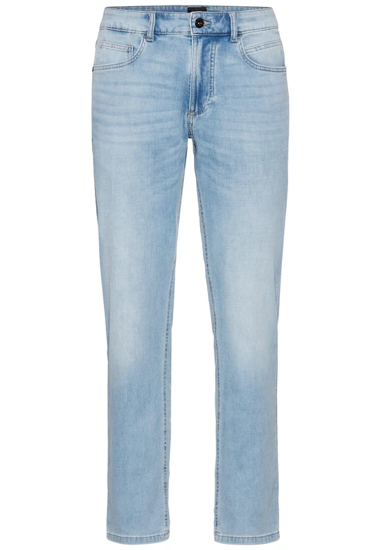 camel active Men's Herren Regular Fit Flexxxactive Cooling Jeans Hellblau, Menswear-46/32 Trouser, lightblue, 46W x 32L