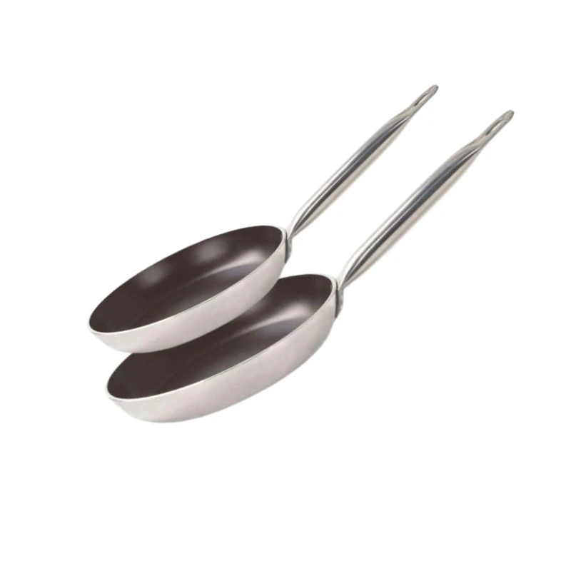 Elo 9803650 Set of 2 Frying Pans Aluminium, Frying Pan, Induction Frying Pan, Non-Stick Frying Pan, Pfas-Free Pan, Aluminium, Ceramic, Stainless Steel, 32 and 28 cm