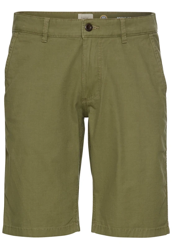 camel active Men's Shorts, Dark Green, 32W