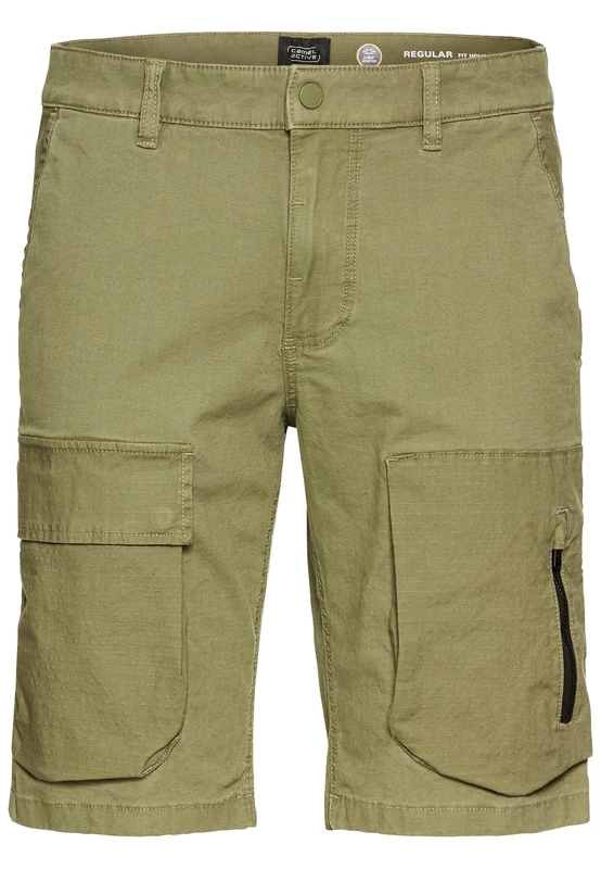 camel active Men's Shorts, Dark Green, 44W