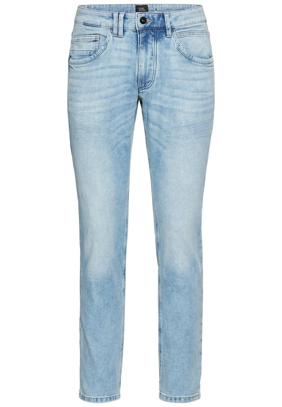 camel active Men's Herren Slim Fit Flexxxactive Cooling Jeans Hellblau, 34, Menswear-40/34 Trouser, lightblue, 40 W/34 L