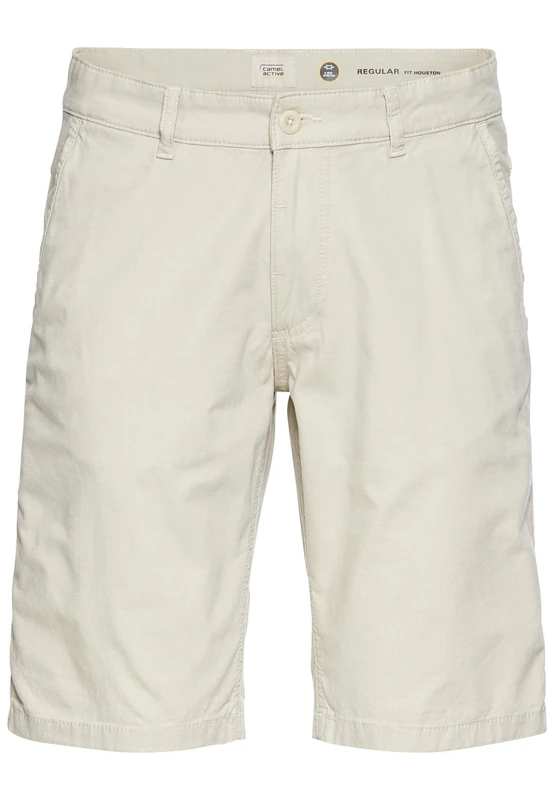 camel active Men's Shorts, Beige, 38W