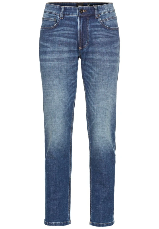 camel active Men's Herren Regular Fit Flexxxactive Cooling Jeans Blau, Menswear-32/32 Trouser, Blue, 32 W/32 L