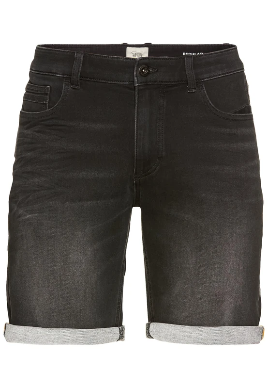camel active Men's Shorts, Gray, 35W