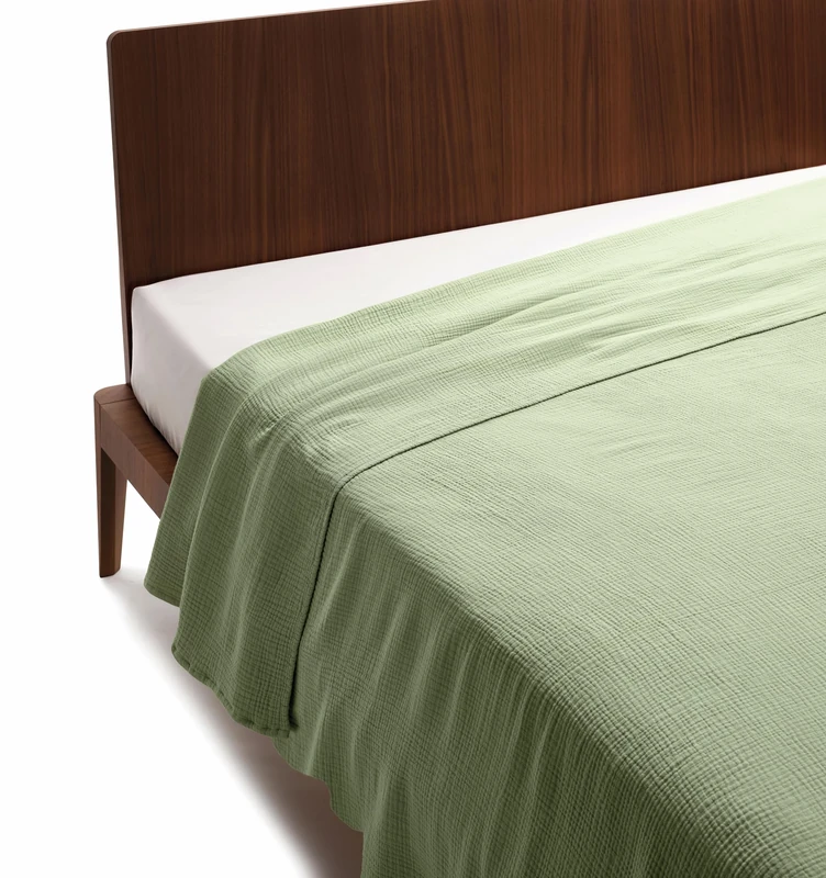 osama home Summer Double Bedspread 260 x 260 cm 100% OekoTex Certified Cotton Double Quilt Spring Mid Season Soft Lightweight Quilted Double Bed Blanket Breathable