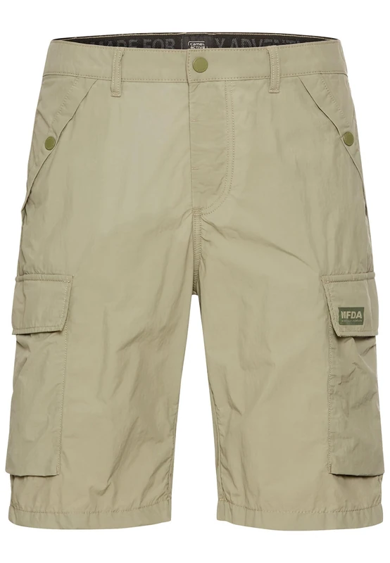 camel active Men's 496x95-5f87 Shorts, Dark Green, 36W