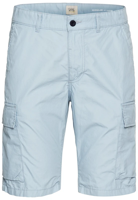camel active Men's Cargo Shorts Regular Fit, lightblue, 40W - Image 1