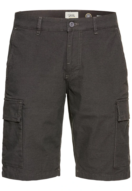 camel active Men's 496r01-5f81 Shorts, Gray, 33W - Image 1